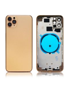 iPhone 11 Pro Max Back Housing without Logo High Quality Gold