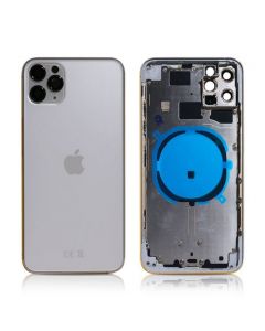 iPhone 11 Pro Max Housing without Small Parts HQ Silver
