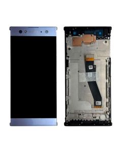 Sony Xperia XA2 Original Display with Frame Blue
