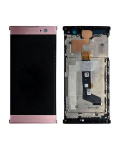 Sony Xperia XA2 Original Display with Frame Pink