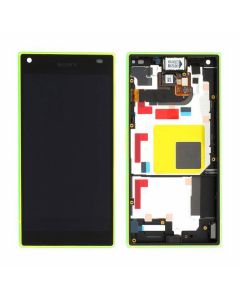 Sony Xperia Z5 Compact Original Display with Frame Yellow