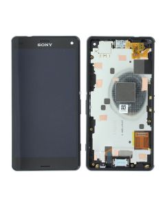 Sony Xperia Z3 Compact Original Display with Frame Black