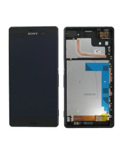 Sony Xperia Z3 Original Display with Frame Black