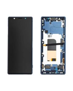 Sony Xperia 5 Original Display with Frame Blue