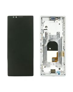 Sony Xperia 1 Original Display with Frame White