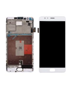 OnePlus 3T LCD Display with Frame White