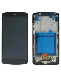 LG Nexus 5 Display Digitizer with White Frame Black