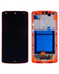 LG Nexus 5 Display Digitizer with Red Frame Black