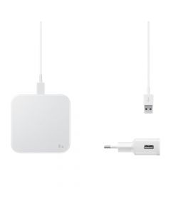 Samsung Wireless Charger Pad with Adapter White