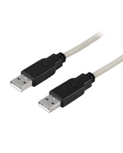 Deltaco USB 2.0 Cable Type A Male - Type A Male 0.5m