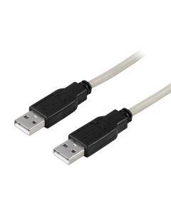 Deltaco USB 2.0 Cable Type A Male - Type A Male 3m