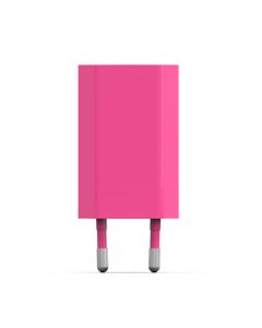 SiGN Wall Charger for iPhone, Android and others - Pink