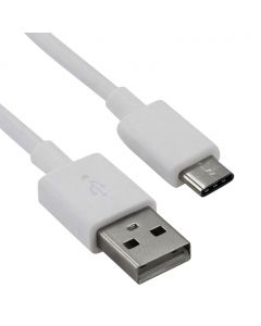 Charging and sync cable Type-C to USB cable 1m, White