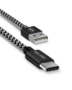 SiGN Skin USB-C Cable 2.1A 3m - Black / White