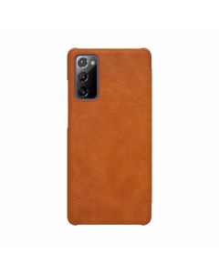 Nillkin Qin Leather Case For Samsung Galaxy S20 FE 2020 Brown