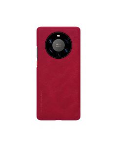 Nillkin Qin Leather Case For Mate 40 Pro+ Red