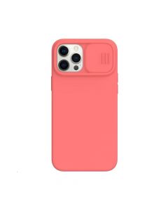 Nillkin CamShield Silky Magnetic Silicone Case For Apple iPhone 12 Pro Max Orange Pink