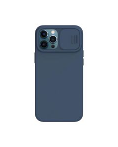 Nillkin CamShield Silky Magnetic Silicone Case For Apple iPhone 12 Pro Max Blue