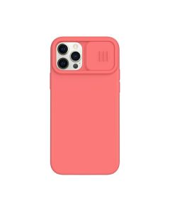 Nillkin CamShield Silky Magnetic Silicone Case For Apple iPhone 12/12 Pro Orange Pink