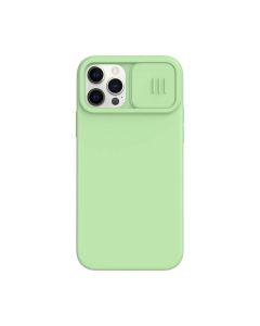 Nillkin CamShield Silky Magnetic Silicone Case For Apple iPhone 12/12 Pro Matcha Green