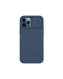 Nillkin CamShield Silky Magnetic Silicone Case For Apple iPhone 12/12 Pro Blue