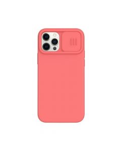 Nillkin CamShield Silky Silicone Case For Apple iPhone 12/12 Pro Orange Pink