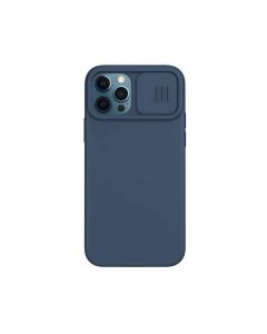Nillkin Cam Shield Silky Silicone Case For Apple iPhone 12/12 Pro Blue
