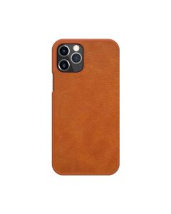Nillkin Qin Leather Case For Apple iPhone 12 Pro Max Brown