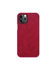 Nillkin Qin Leather Case For Apple iPhone 12 Pro Max Red
