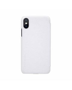 Nillkin Qin Leather Case For Apple iPhone X & XS White