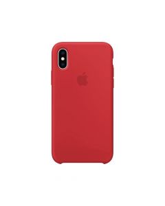 Apple iPhone XS Silicone Case Red