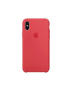 Apple iPhone X Silicone Case Red Rasberry