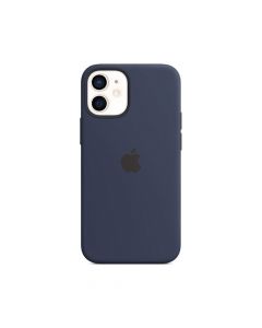 Apple Silicon Case with MagSafe iPhone 12 Mini Deep navy