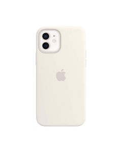 Apple Silicon Case with MagSafe iPhone 12 Pro, iPhone 12 White