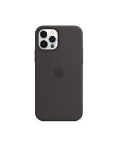 Apple Silicon Case with MagSafe iPhone 12 Pro, iPhone 12 Black