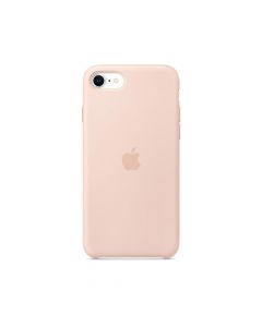 Apple Silicone Case For iPhone SE (2020), iPhone 8, iPhone 7 Pink sand