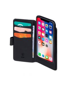 SiGN Wallet Case 2-in-1 for iPhone X / XS - Black