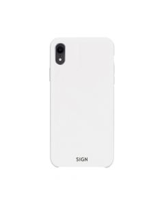 SiGN Liquid Silicone Case for iPhone XR - White