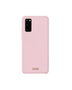 SiGN Liquid Silicone Case for Samsung Galaxy S20 - Pink