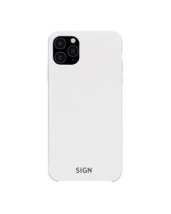 SiGN Liquid Silicone Case for iPhone 11 Pro Max - White