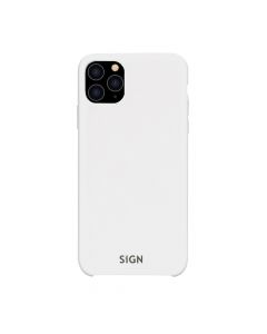 SiGN Liquid Silicone Case for iPhone 11 Pro - White