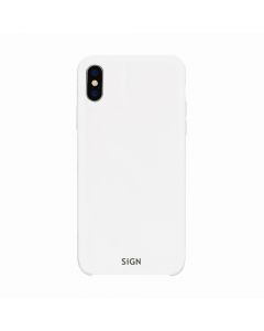 SiGN Liquid Silicone Case for iPhone XS Max - White