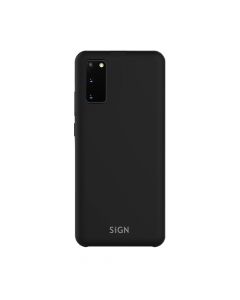 SiGN Liquid Silicone Case for Samsung Galaxy S20 - Black