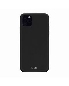 SiGN Liquid Silicone Case for iPhone 12 Pro Max - Black