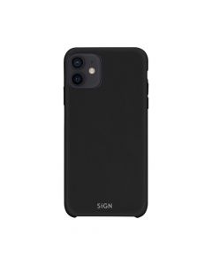 SiGN Liquid Silicone Case for iPhone 12 Mini - Black