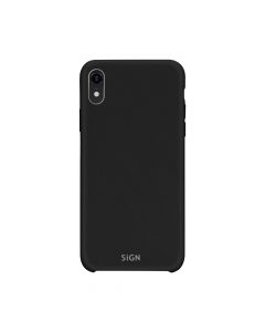 SiGN Liquid Silicone Case for iPhone XR - Black