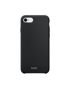 SiGN Liquid Silicone Case for iPhone 7 & 8 / SE 2 - Black