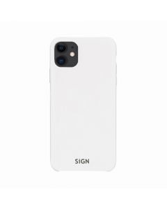 SiGN Liquid Silicone Case for iPhone 11 - White