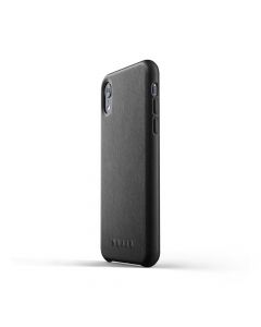 Mujjo Full Leather Case iPhone XR. Black