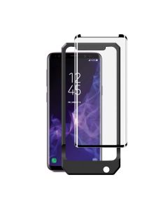 SiGN 3D Screen Protector in Tempered Glass for Samsung Galaxy S9 Plus Incl.Mounting frame
